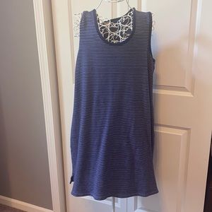 J Crew Factory Striped Tank Dress